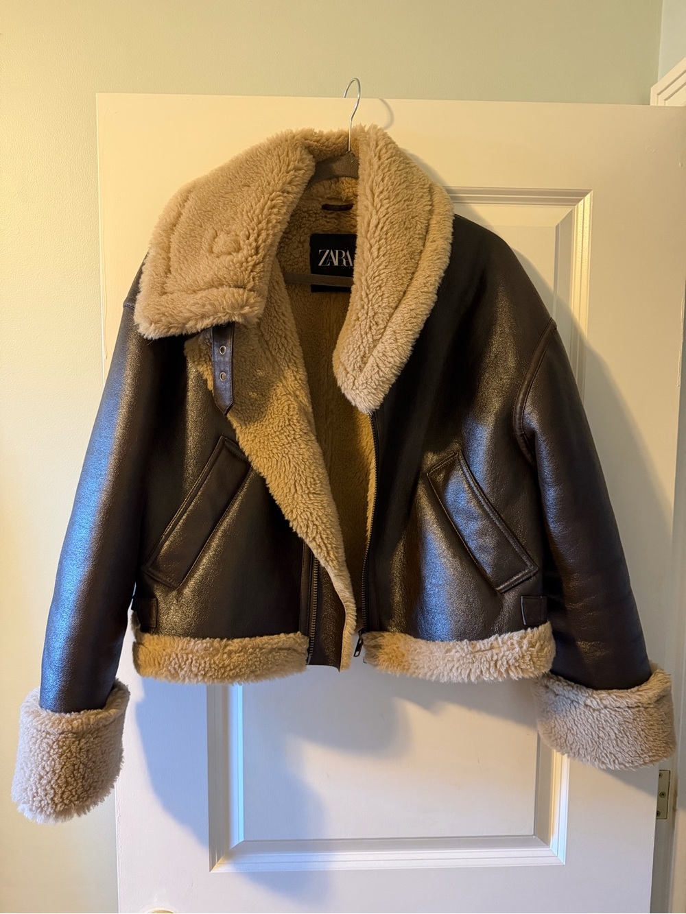 Zara Shearling Jacket - Picture 3 of 4